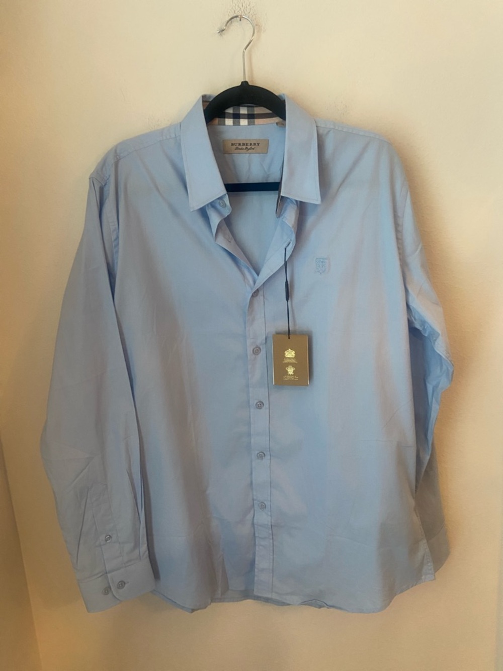Burberry Light Blue Dress Shirt